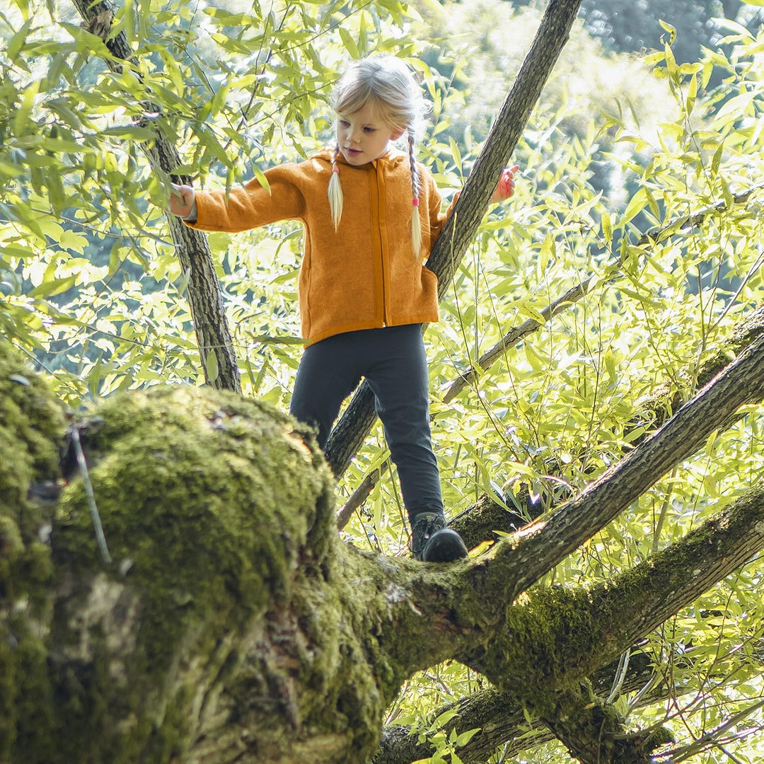 Ehrenkind® Walkjacke | Jacke für Kind aus Natur Schurwolle mit Reissverschluss | Walk Jacke für Baby