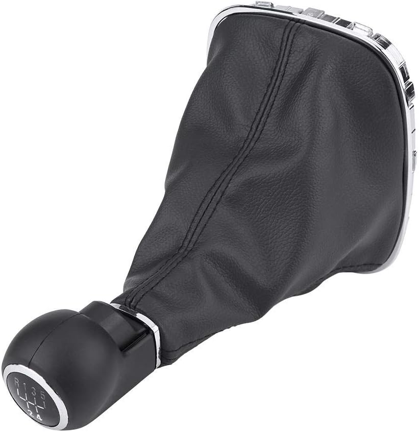 EVGATSAUTO 5 Gang Schaltknauf Gaiter Boot Cover Kit Passend für Corsa D Shifter Boot Cover Ersatz 00