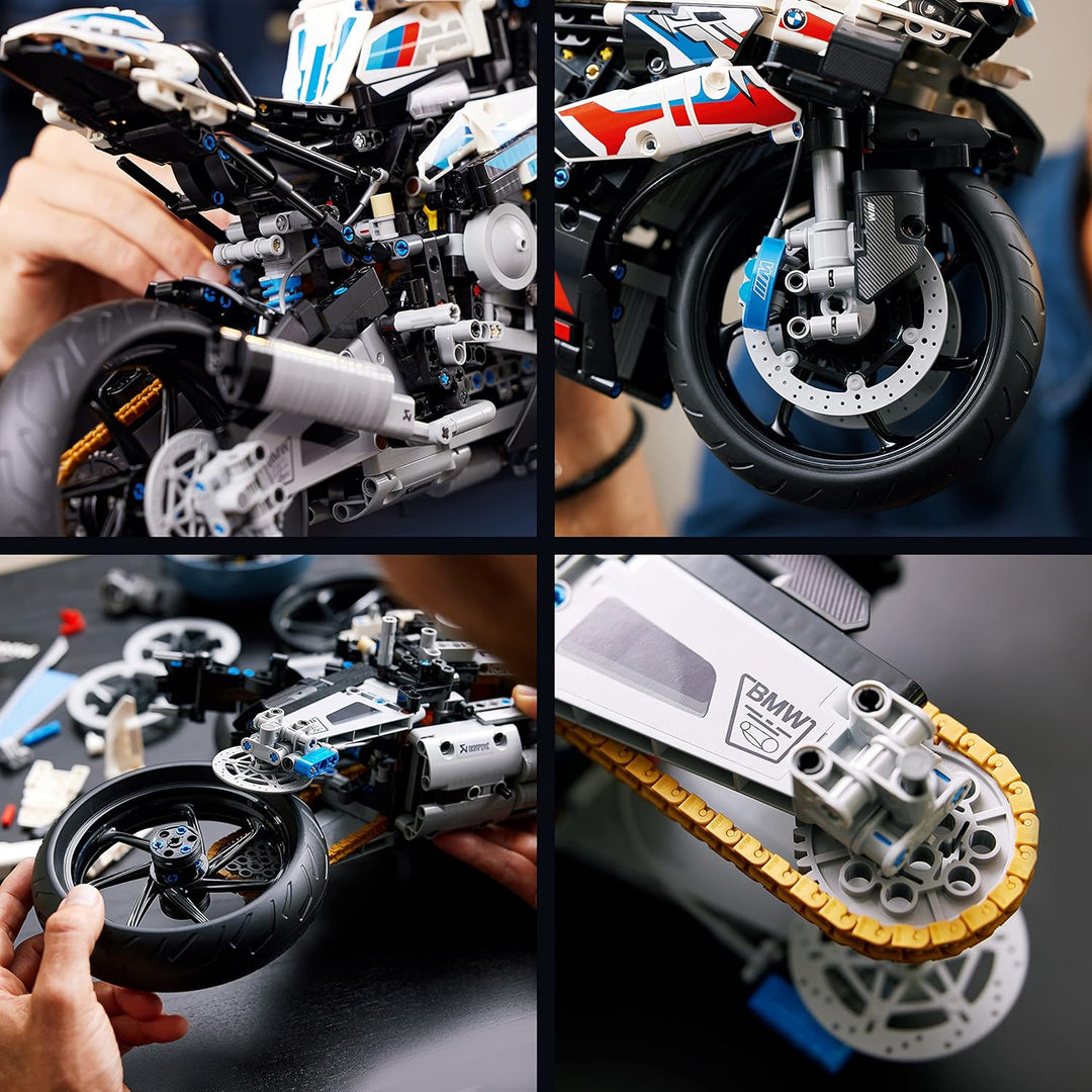 LEGO 42130 Technic BMW M 1000 RR Motorrad Modell für Erwachsene, Modellbausatz, Set als Geschenk zum