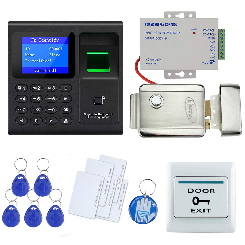OBO HANDS Vollständiger Satz RFID Tür Zugangskontrollsystem Kit mit Multifunktions Electric Magnetve