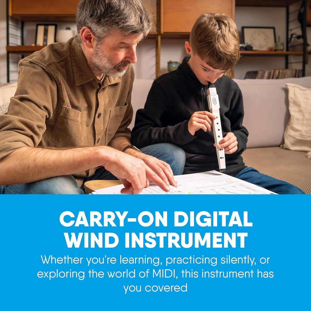 Carry-on by Blackstar Digitales Blasinstrument Weiss - 10 Stimmen, integrierter, wiederaufladbarer U