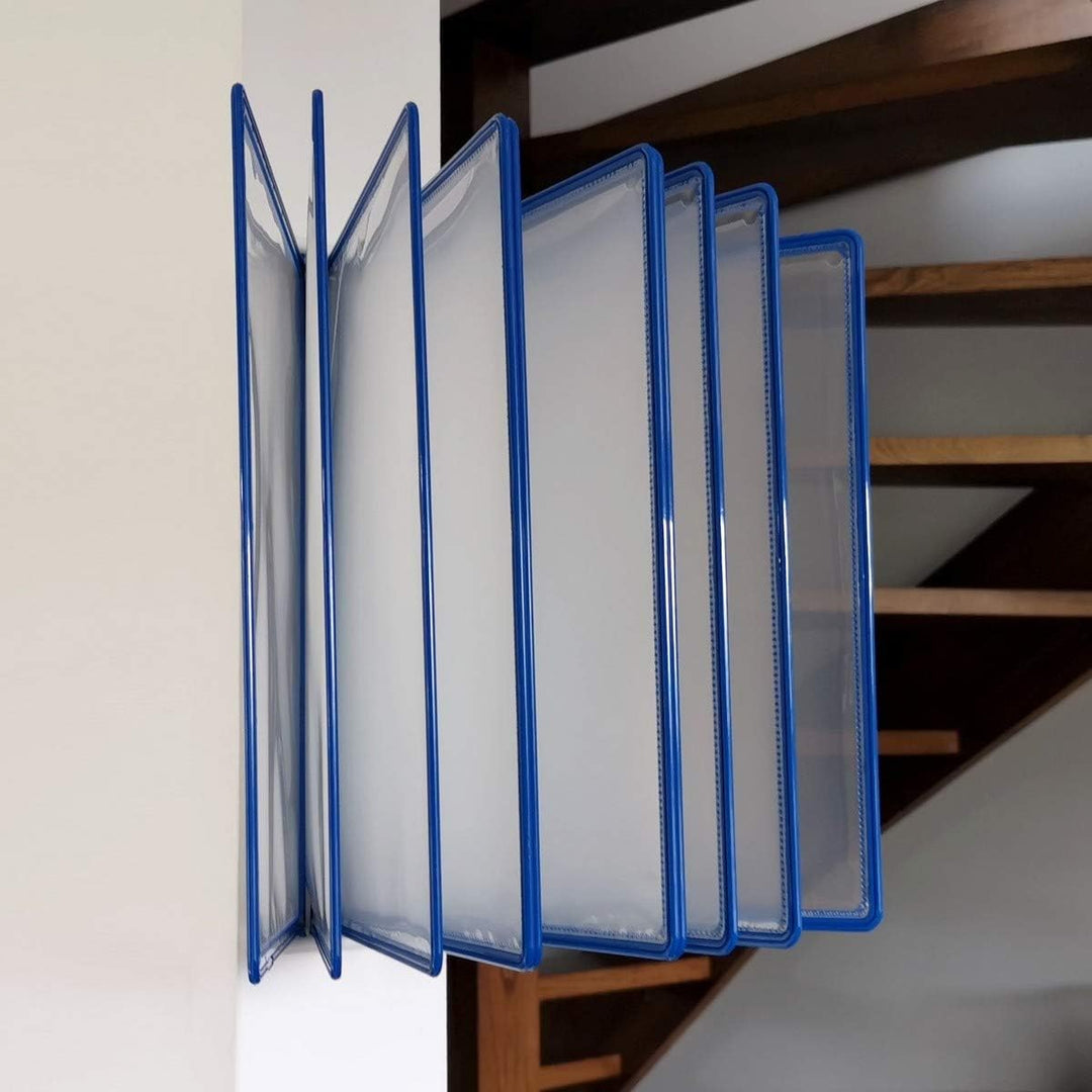 Leviatan Sichttafel Panel A4, PP 10er Packung, Blau Panel Blau, Panel Blau