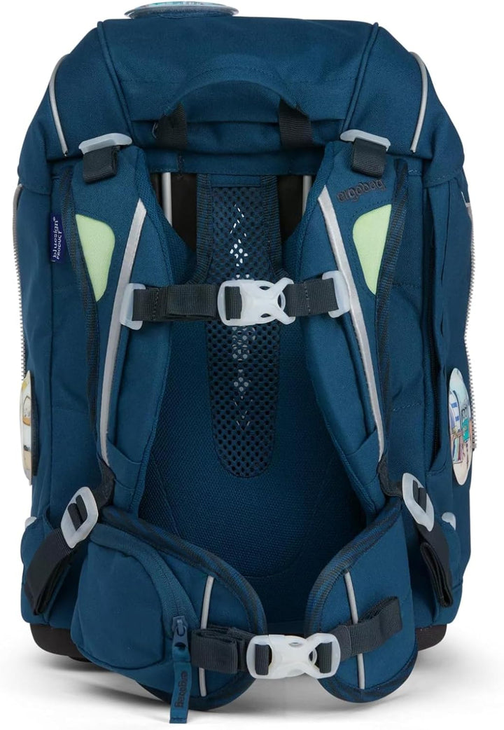 ergobag Unisex Kinder Pack School Backpack Set Rucksack Einheitsgrösse Robotbär - Blau, Einheitsgr&#