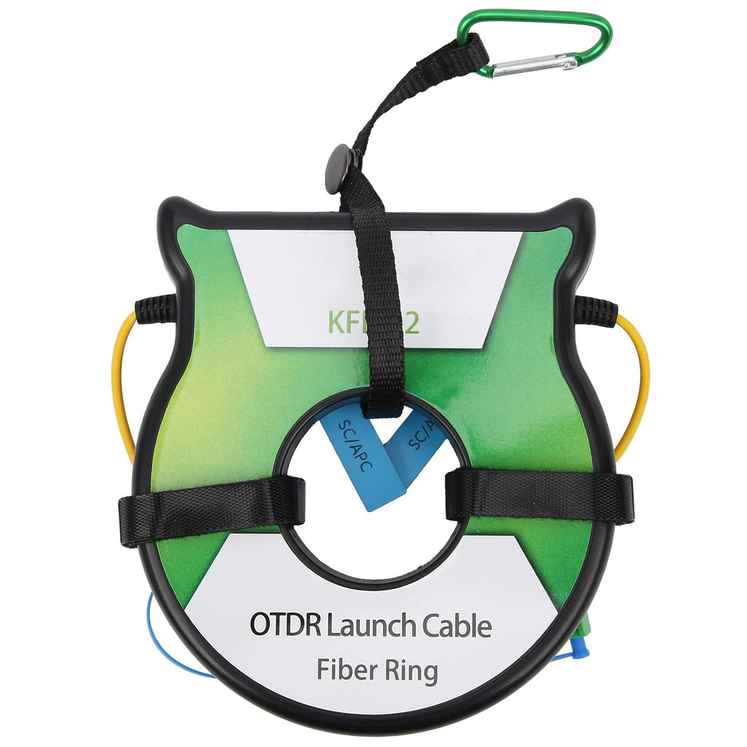 Fafeicy OTDR-Startkabel für Glasfaser, Singlemode 9 / 125um 500M OS2 SC/APC-SC/APC-Anschluss für Ver