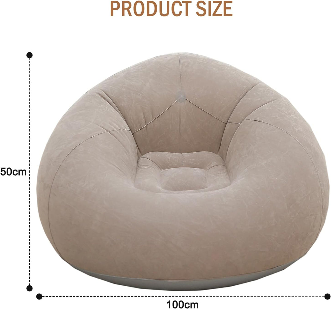 Aufblasbares Sessel Sitzsack, Tragbares Aufblasbares Luftsofa, Aufblasbarer Liegestuhl Outdoor Campi