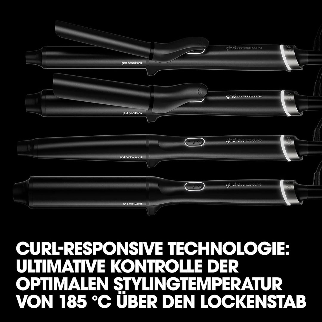 ghd chronos curve conical wand professioneller Lockenstab: Fortschrittlichster smarter Lockenstab, 2