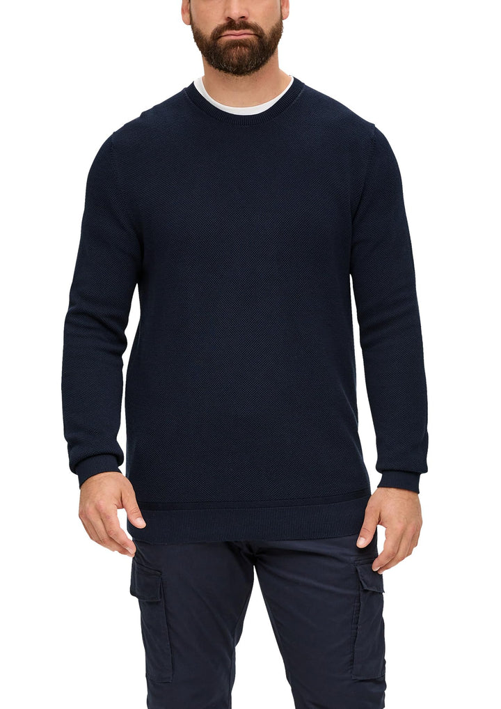 s.Oliver Herren 10.3.11.17.170.2133816 Pullover 5978 Blau S, 5978 Blau S