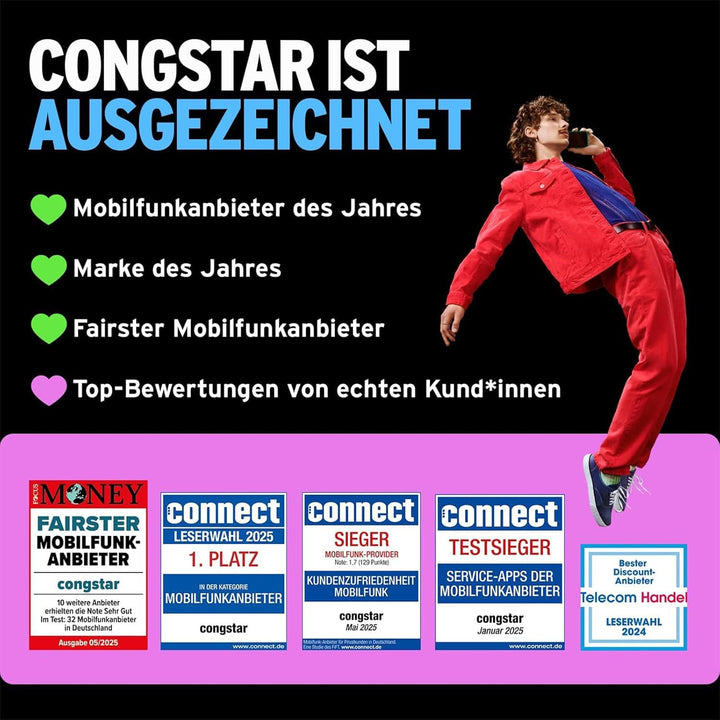 congstar Prepaid Bundle - Motorola Edge 50 Neo 12/512GB, grau Prepaid L