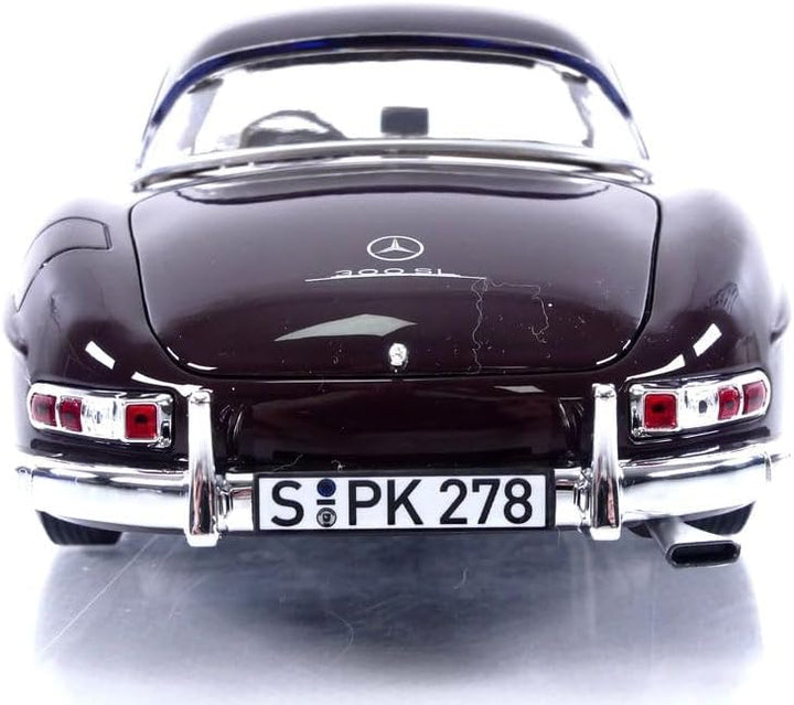 Norev - Mercedes-Benz 300 SL Roadster 1957 Red 1:18 Miniatur, 183891, Rot, 1/18