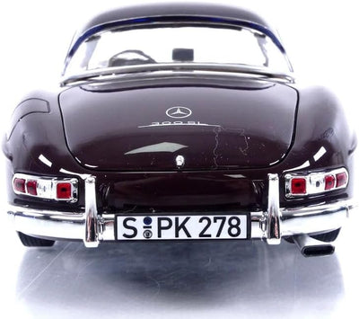 Norev - Mercedes-Benz 300 SL Roadster 1957 Red 1:18 Miniatur, 183891, Rot, 1/18