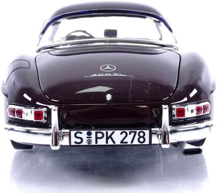 Norev - Mercedes-Benz 300 SL Roadster 1957 Red 1:18 Miniatur, 183891, Rot, 1/18