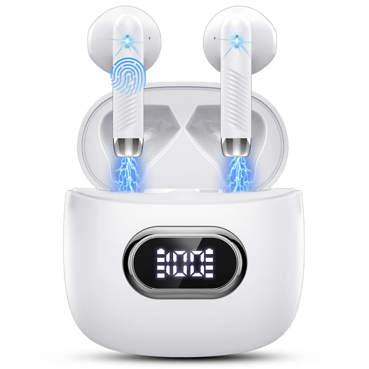 Bluetooth 5.3 Kopfhörer In Ear Kopfhörer Kabellos Bluetooth mit ENC Dual Mic, 2022 Kabellose Kopfhör