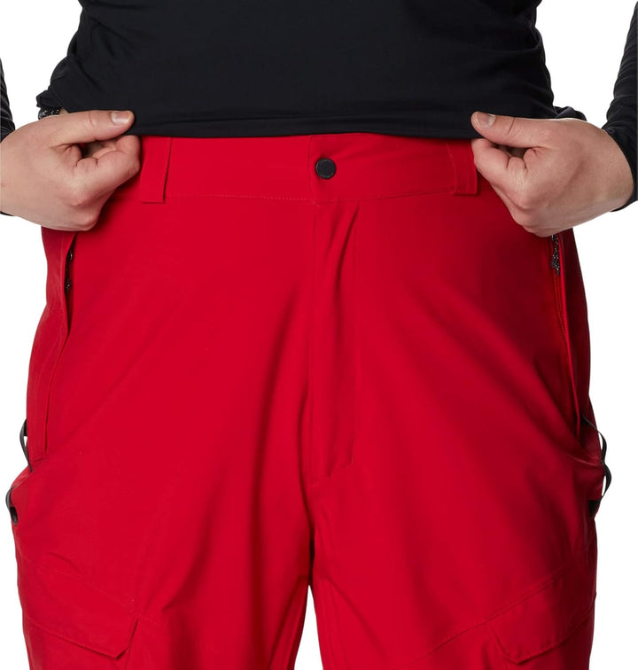Columbia Mens Powder Stash Pant Berg Red S, Berg Red S