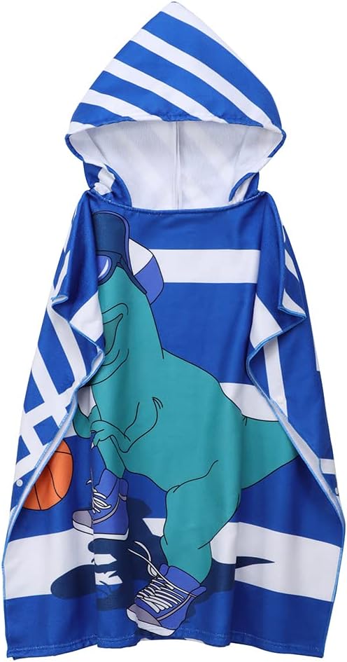 KAKU NANU Badetücher Badehandtuch Kinder, Exquisites Muster Bademantel Badeponcho Badeponcho Kinder