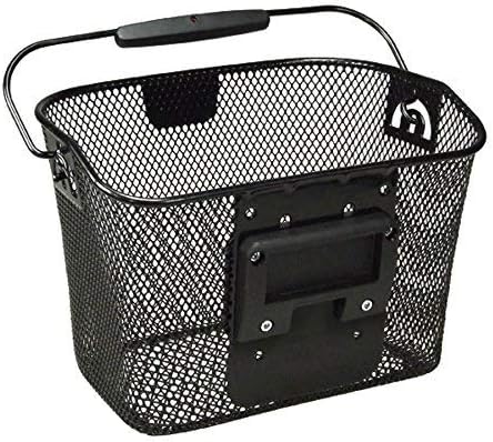 KlickFix Mini Vorderradkorb Schwarz, Schwarz