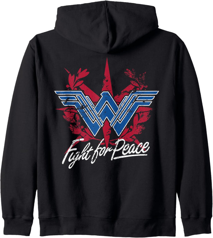 DC Wonder Woman-Logo Kämpft gegen den Frieden Kapuzenjacke