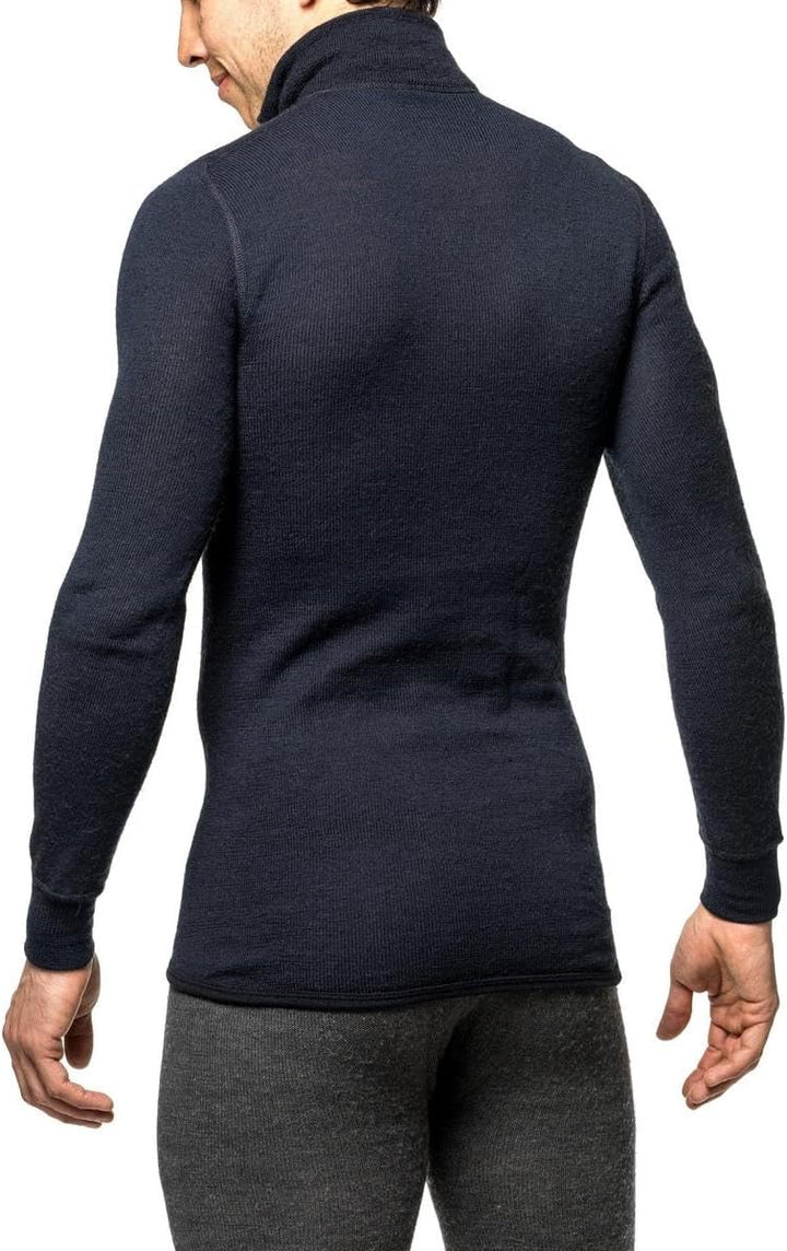 Woolpower Unisex Zip Turtleneck 200 Undershirt (1er Pack) XS Dark Navy, XS Dark Navy