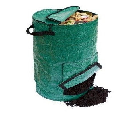 Komposter - 265 L, Grün, Polyethylen (PE), Zylindrisch, Garten