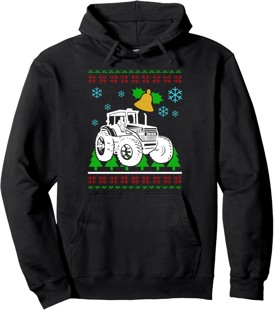 Weihnachten Traktor Geschenk Ugly Sweater Bauern Pullover Hoodie