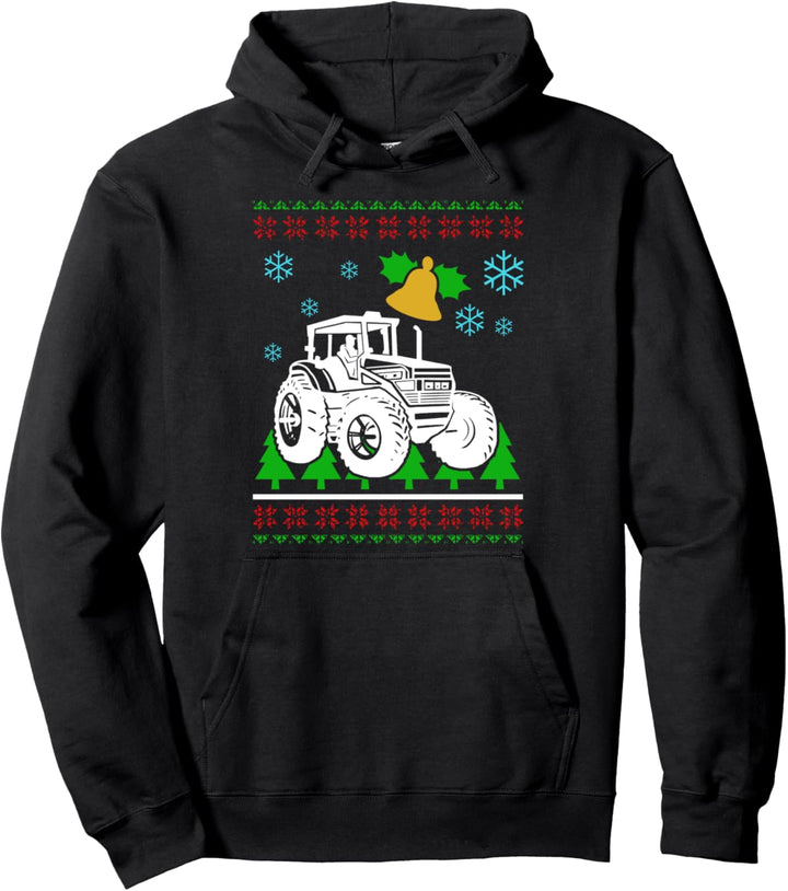 Weihnachten Traktor Geschenk Ugly Sweater Bauern Pullover Hoodie