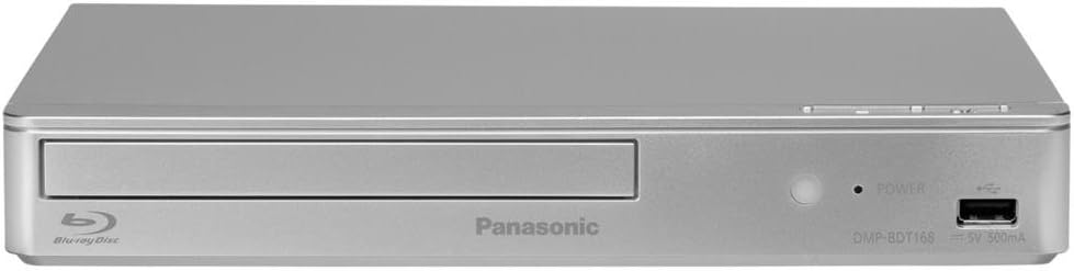 Panasonic DMP-BDT168EG Kompakter 3D Blu-ray Player (Full HD Upscaling, Internet Apps, LAN-Anschluss,