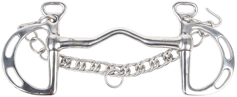 Harry´s Horse Thiedemannkandare mit Zungenbügel 13mm, Grösse:12.5, 12.5