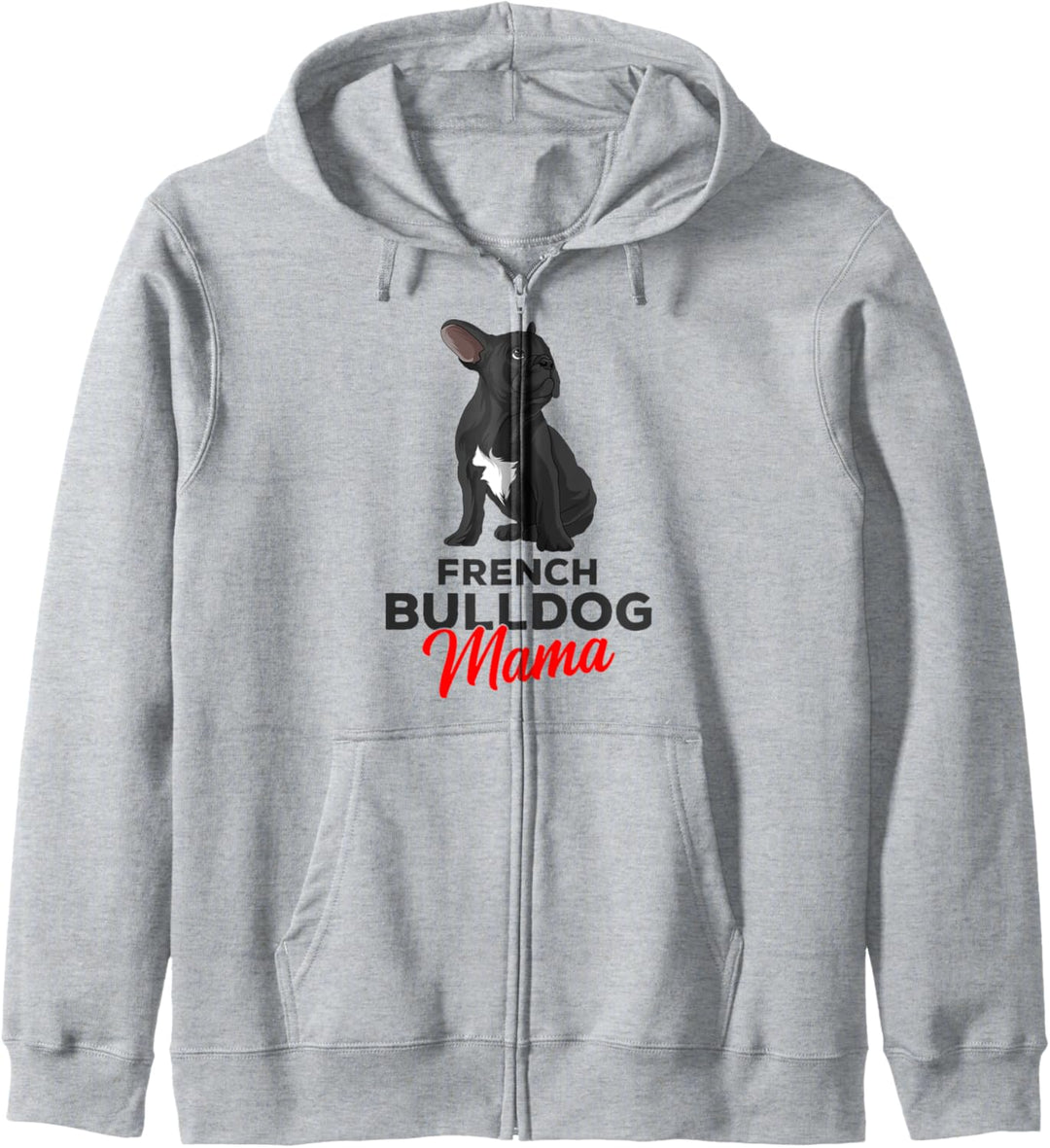 Französische Bulldogge Mama Frenchie Frauchen Kapuzenjacke