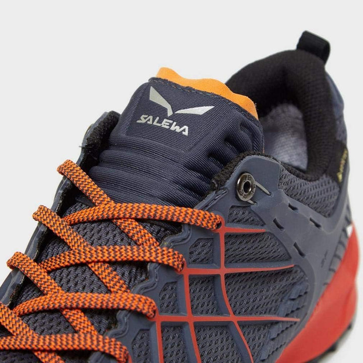 Salewa Wildfire Gore-Tex Herren Zustiegsschuhe, Ombre Blue Fluo Orange
