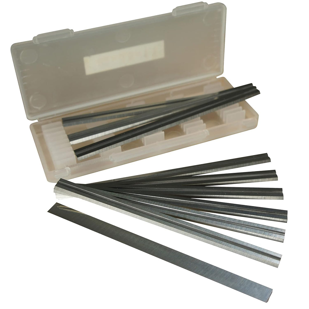HSS Hobelmesser, 82 mm Ersatz für Makita DKP180, 18 V, kabellos, LXT-Qualität, 10 Stück Title