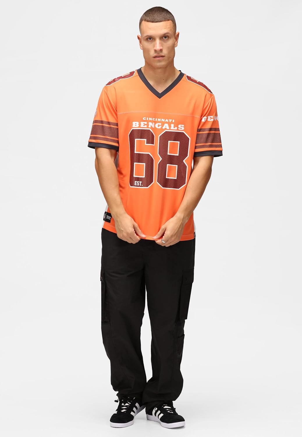 Recovered NFL T-Shirt Jersey Trikot American Football Fanshirt Teamlogo Nummer Sommer Oversized