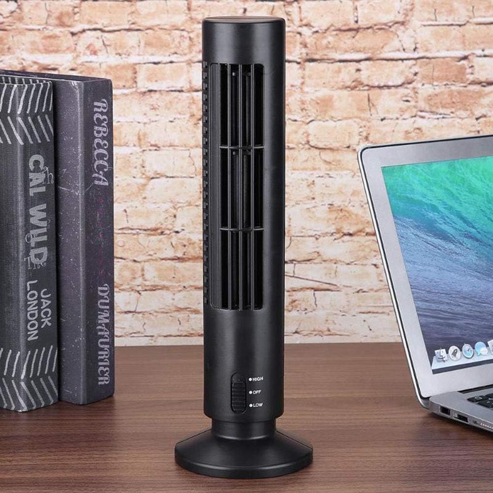 Tragbarer Luftkühler, Vertikaler Blattloser Lüfter, USB-Desktop-Klimaanlagenlüfter, Mini-Kühlturmlüf