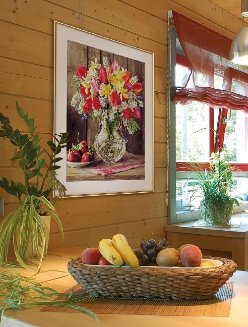 Schipper 609130790 Malen nach Zahlen - Ein Gruss aus dem Bauerngarten - Bilder malen für Erwachsene,