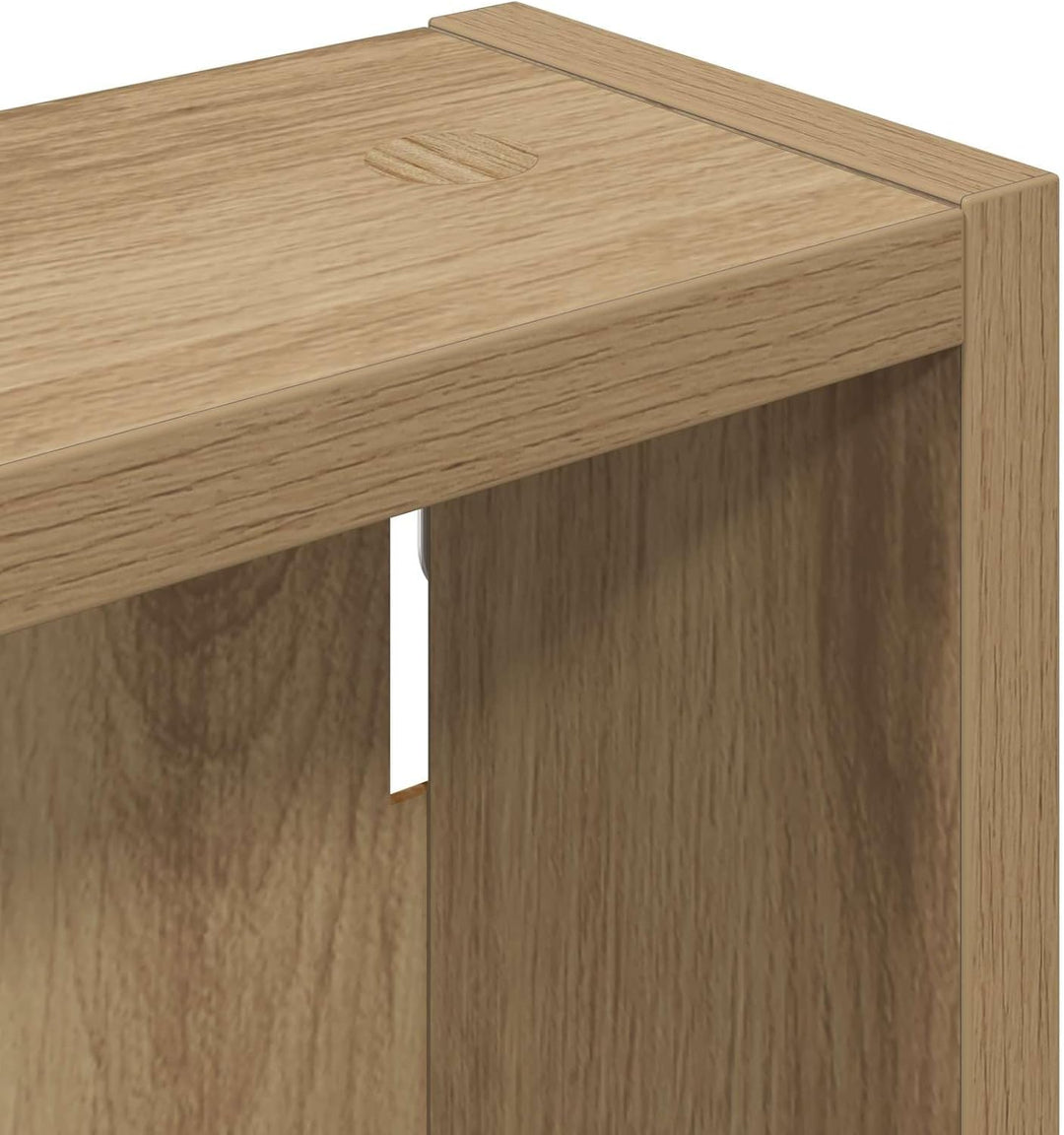 vidaXL Badezimmer-Wandschrank Kunsthandwerk Eiche 20 x 10 x 50 cm, Moderner Badschrank, rechteckiges