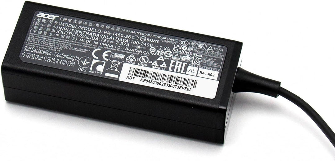 Original Acer Netzteil 45 Watt KP.04501.002 für Aspire E5 und ES1 Serien, NEU