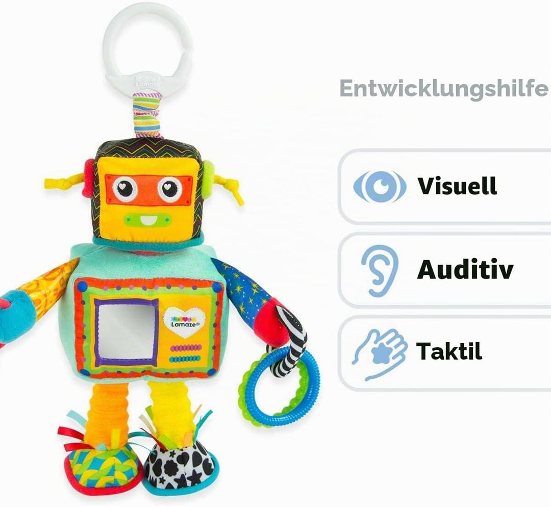 Lamaze LC27089 Baby Spielzeug Rusty, der Roboter Clip &amp; Go, das hochwertige Kleinkindspielzeug. Der