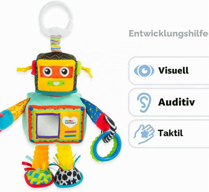 Lamaze LC27089 Baby Spielzeug Rusty, der Roboter Clip &amp; Go, das hochwertige Kleinkindspielzeug. Der