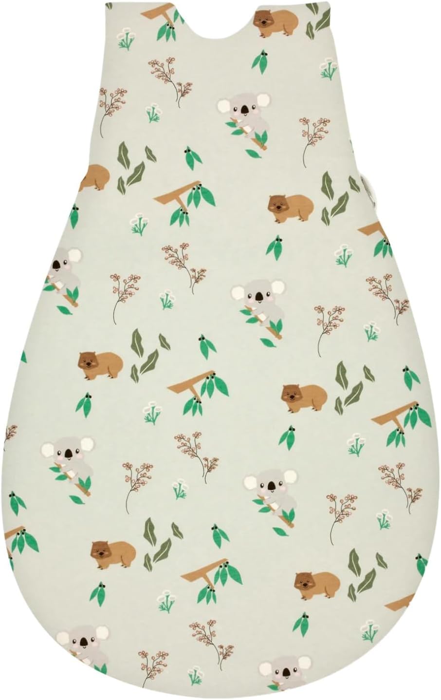 Alvi Baby Mäxchen Aussensack koalas world/Ganzjahresschlafsack mitwachsend/Babyschlafsack grössenver