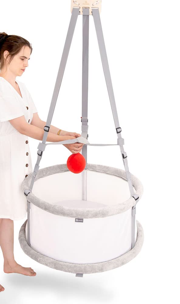 Spielzeugaufhänger mit Klettverschluss für die Memola-Wiege, Spielzeug Windspiel Rassel Baby Spielze