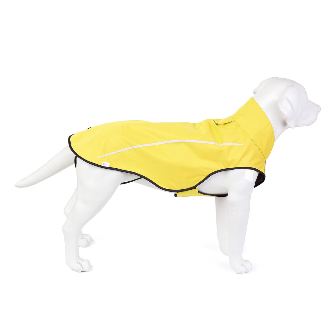 Mile High Life Hunderegenmantel Einstellbare wasserdichte Haustierkleidung Leichte Regenjacke mit re
