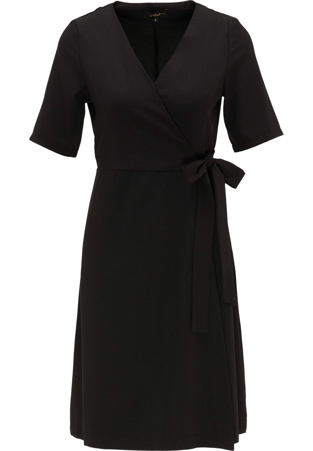 usha BLACK LABEL Damen 512010_Schwarz_L_51210653 Lässiges Kleid, L