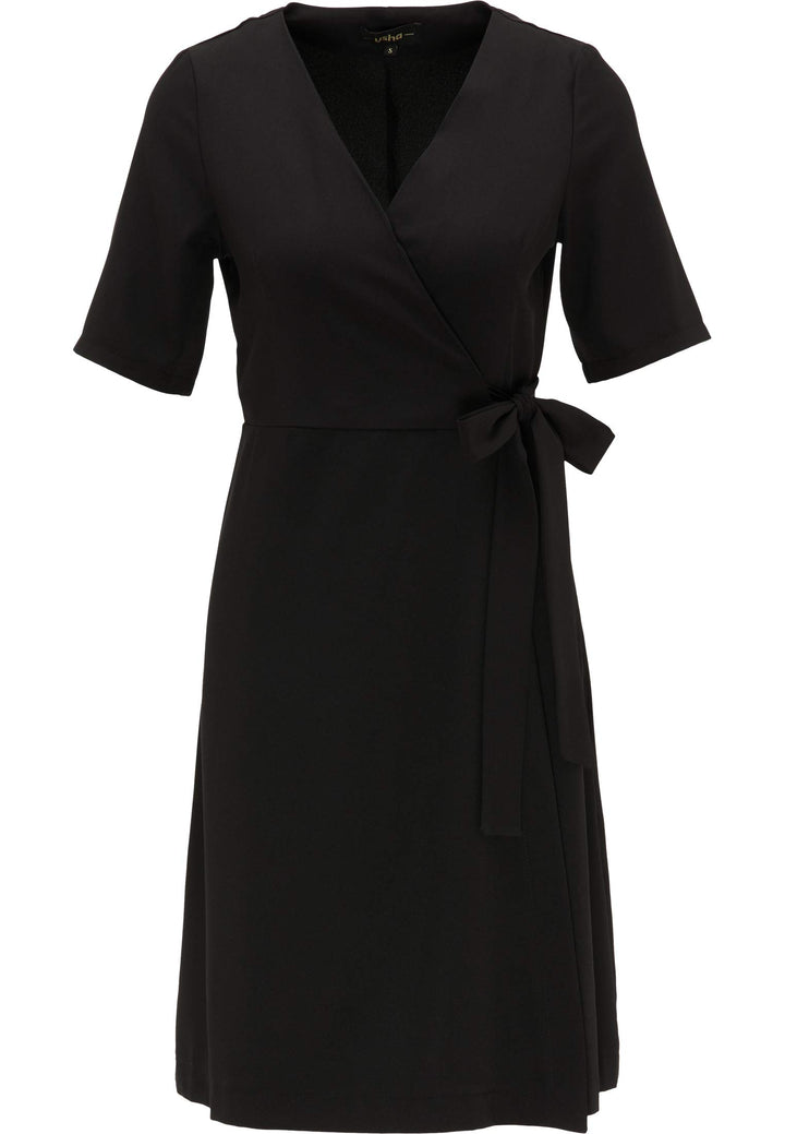 usha BLACK LABEL Damen 512010_Schwarz_L_51210653 Lässiges Kleid, L
