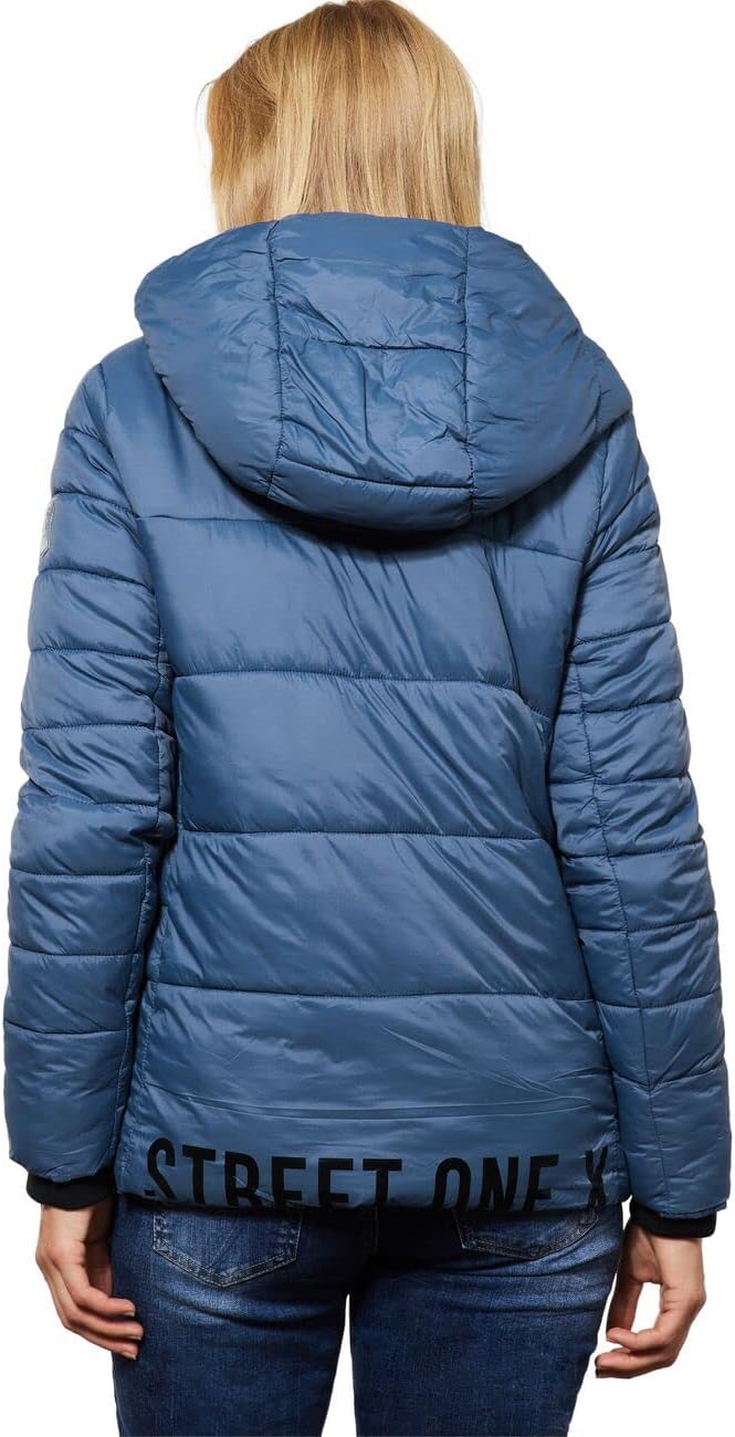 STREET ONE Damen Winterjacke 38 Stormy Blue, 38 Stormy Blue