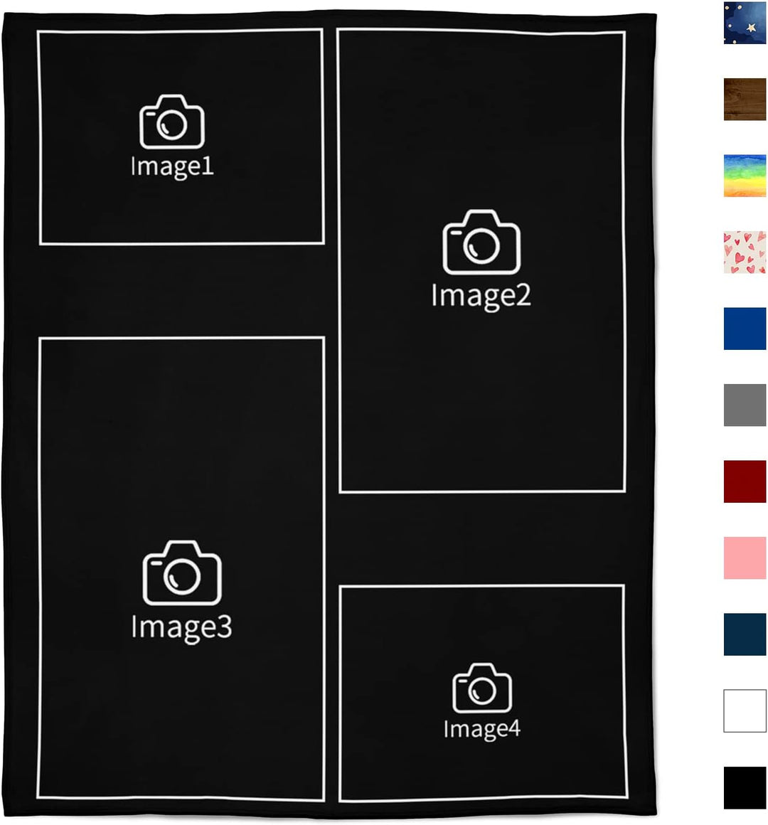 Easycosy personalisierte Decken für Paare Geschenke Benutzerdefinierte Bild werfen Decke Personalisi