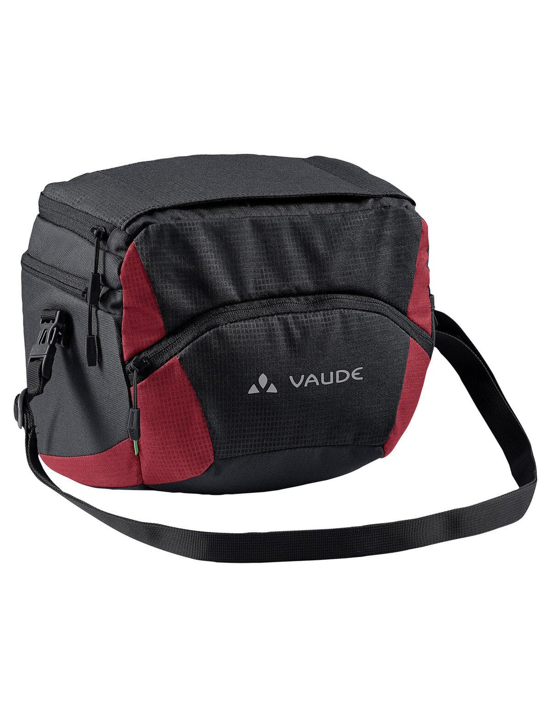 Vaude OnTour Box L (KLICKfix ready) Lenkertaschen, Einheitsgrösse, Black/Carmine