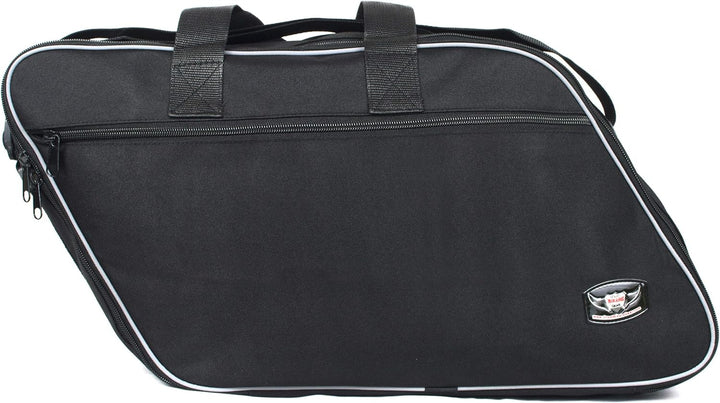 GROSSES Biker-ZAHNRAD - Packtaschen für Innenfutter für Harley Davidson Road King Electra Glide-Paar