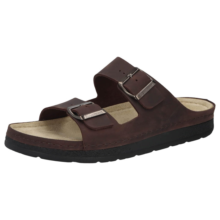 Berkemann Herren Adam Hausschuh 42 EU Mokka, 42 EU Mokka