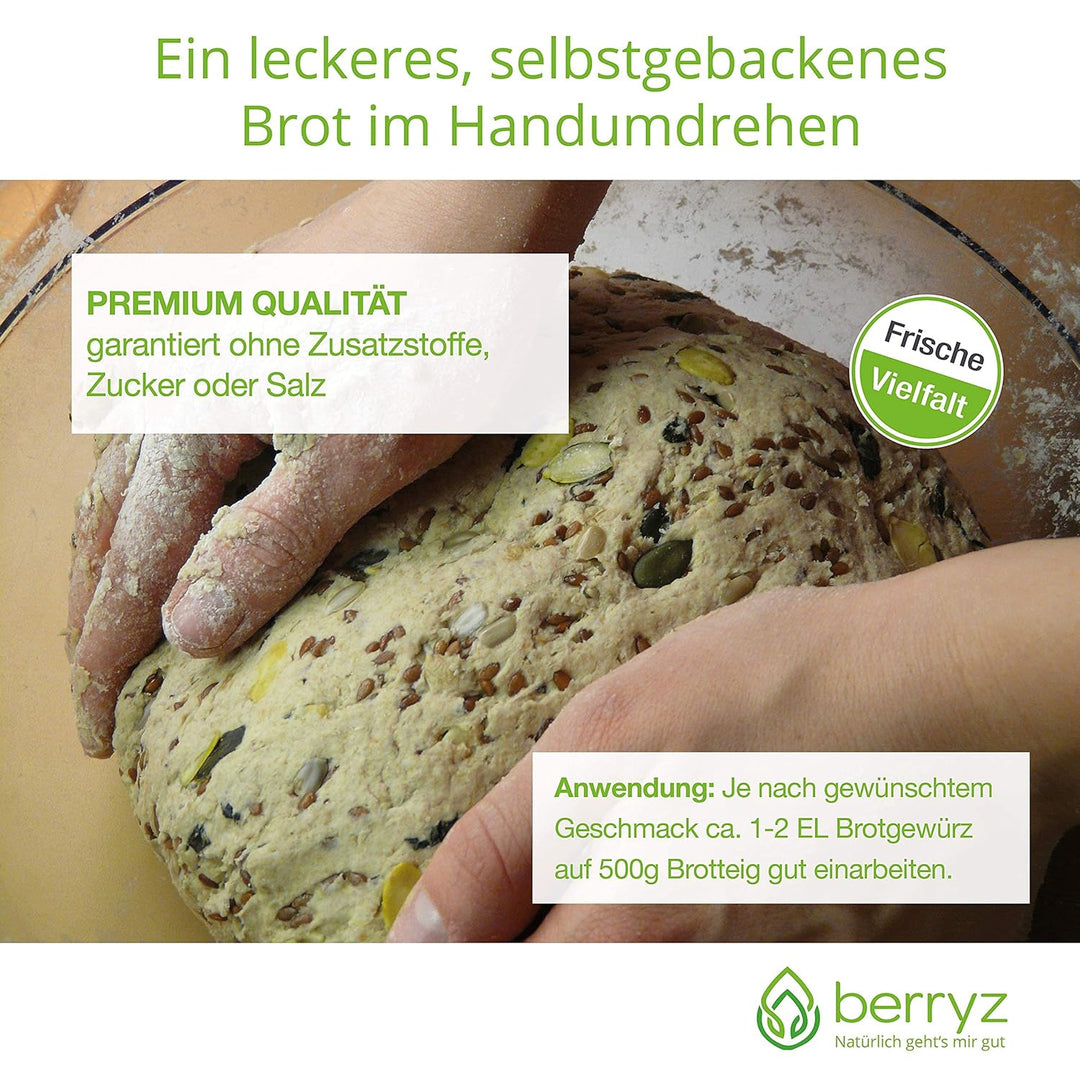 Brotgewürz 3-er Set | Bayrische Art 100g + Bayrische Art mit Kümmel 100g + Mediterrane Art 90g | Vie