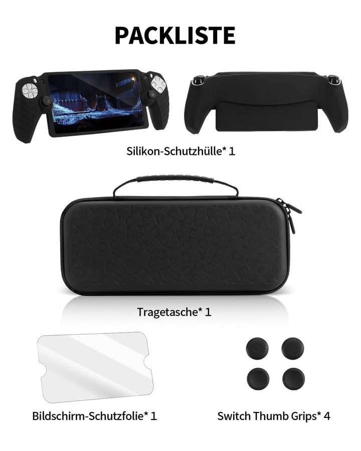 PALPOW Zubehör für PlayStation Portal Tasche Kompatibel mit PS Portal Zubehör Set, Tasche Case Hülle