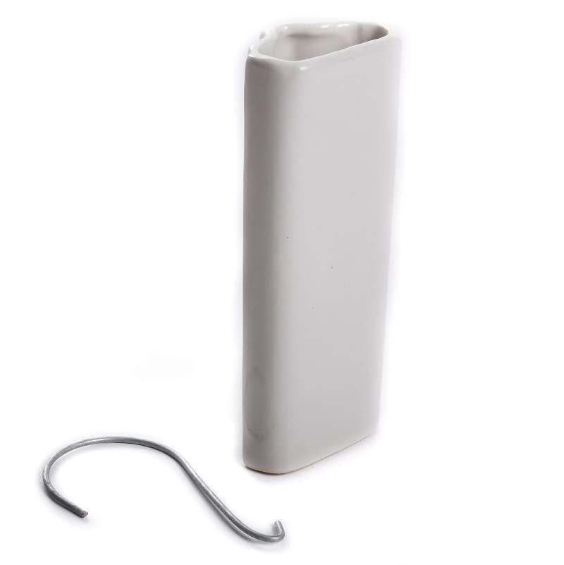 rg-vertrieb Keramik Verdampfer Verdunster für Rippenheizkörper Wasserdunster 0, 35L Weiss (3 Stück),