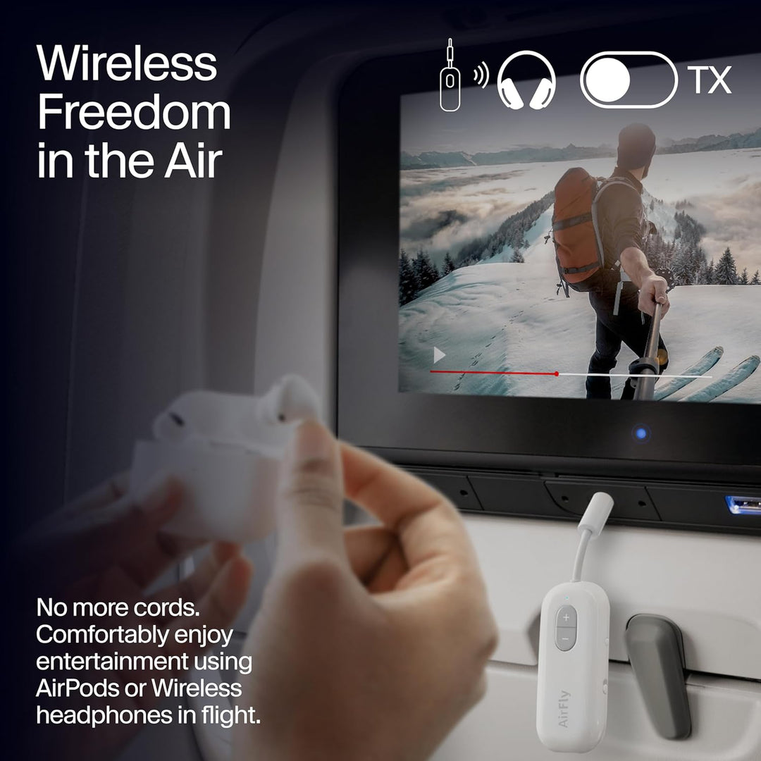 Twelve South AirFly SE Bluetooth Wireless Transmitter/Adapter für AirPods/Kabellose oder geräuschunt